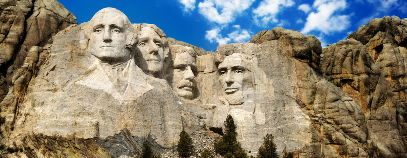 Mont Rushmore - tableau des héros